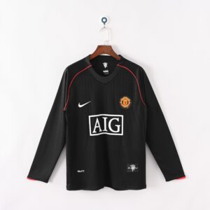 07/08 Manchester United Away Jersey Long Sleeved