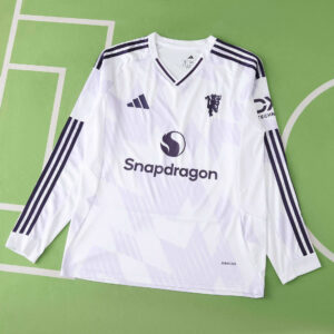 25/26 Manchester United Away Jersey Fan Version Long Sleeved